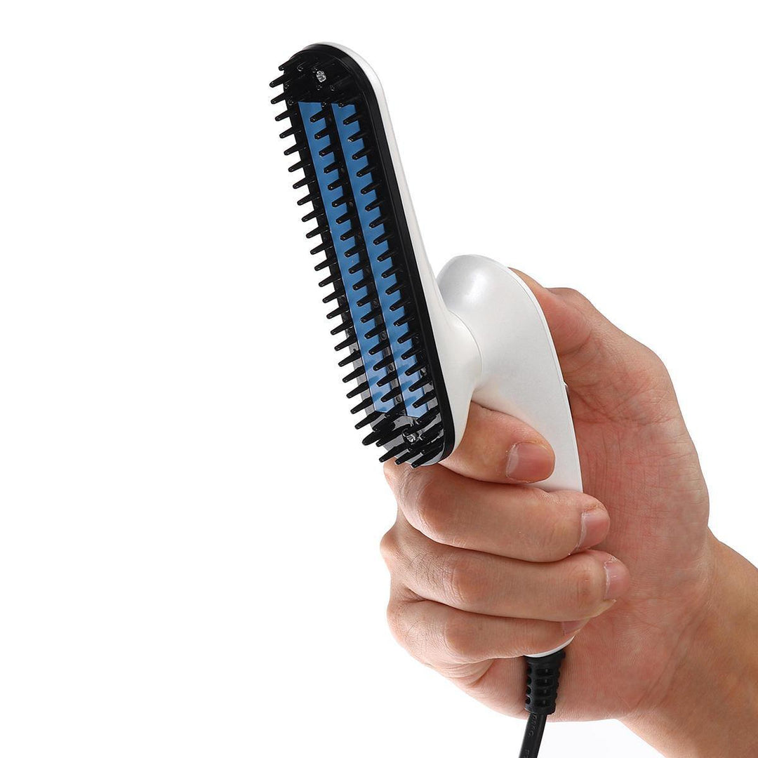 Beard & Hair Electric Hair Comb Heating Multi-function Style Brush Portable - MRSLM