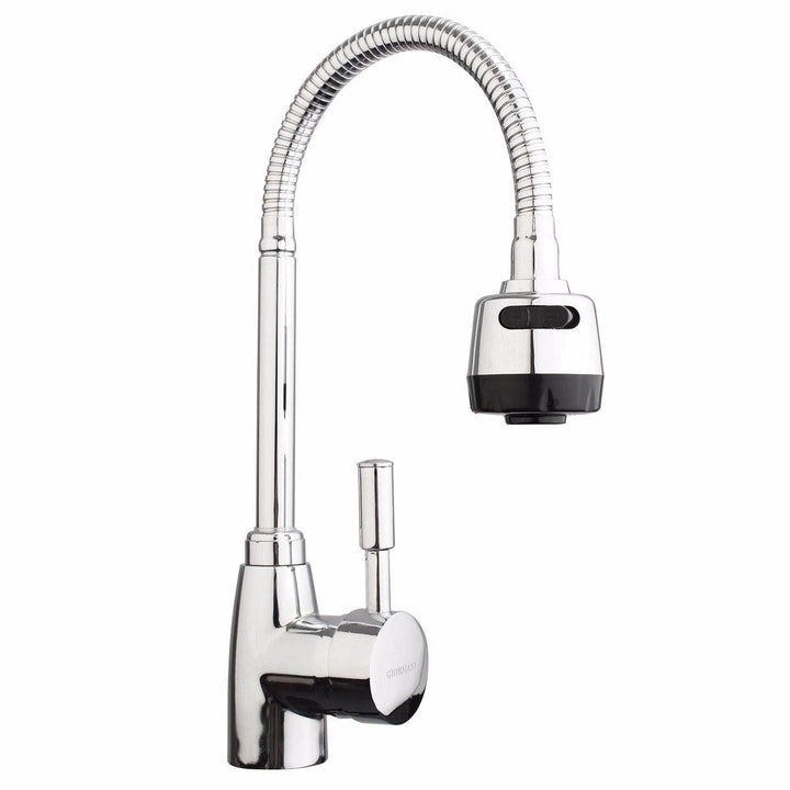 Chrome Kitchen Sink Faucet 360° Rotate Spout Basin Bathroom Hot & Cold Water Mixer Tap - MRSLM