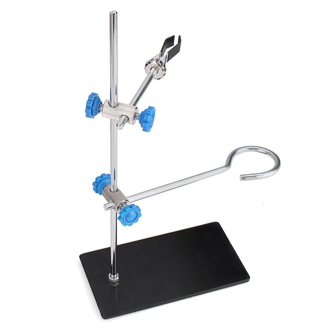 Retort Stands Support Clamp Flask Lab Stand Set Lab Bracket Laboratory Supports Shock 30cm High - MRSLM