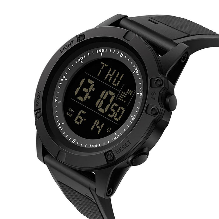 Outdoor Hiking Waterproof Backlight Sports Digital Men Wrist Watch Stopper Alarm - MRSLM