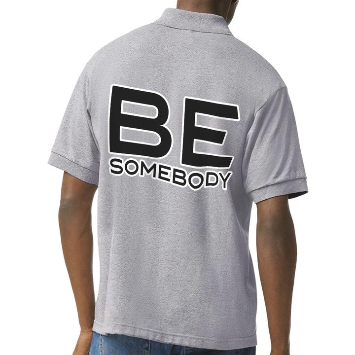 Be Somebody Jersey Sport T-Shirt - Motivational T-Shirt - Cool Printed Sport Tee - MRSLM