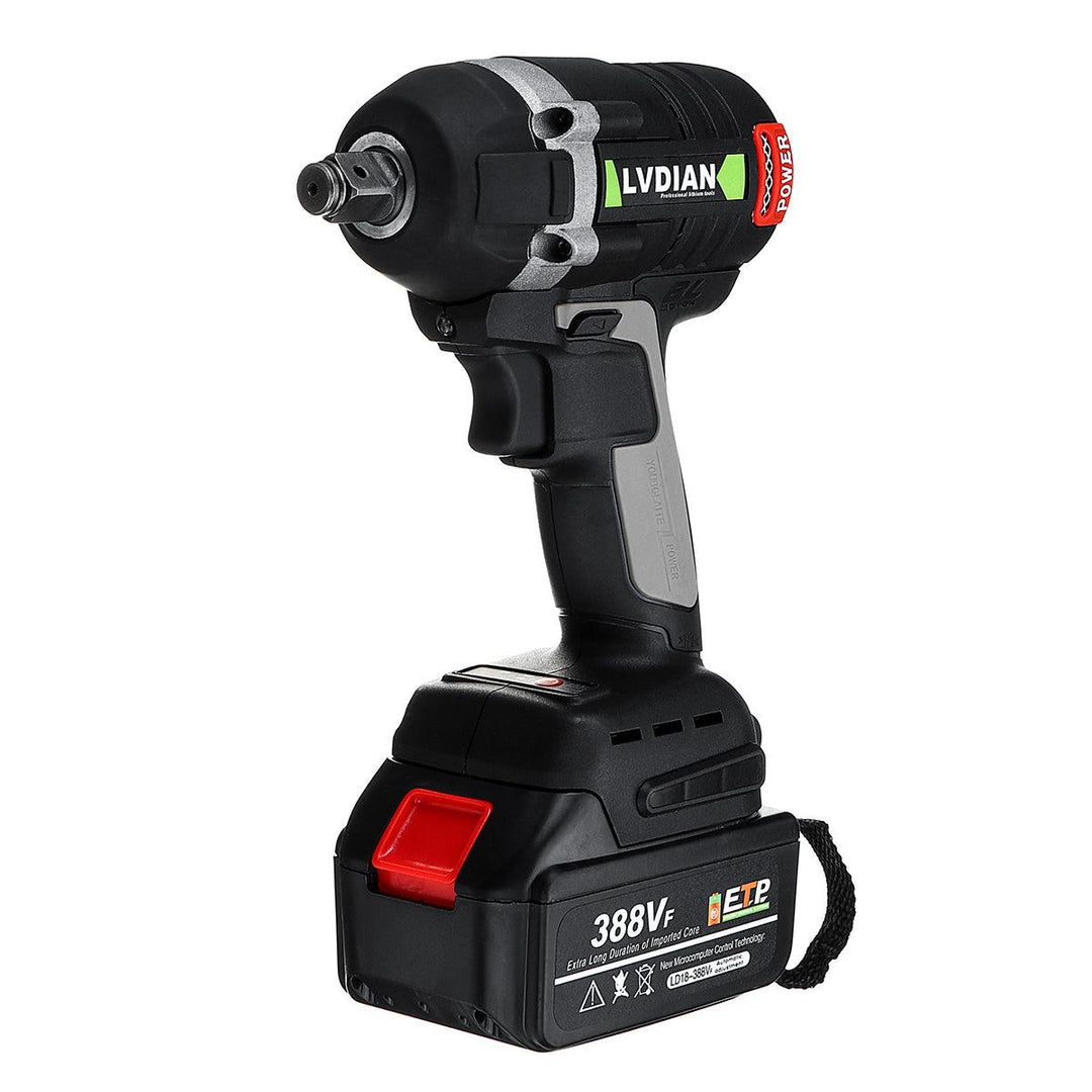 388VF 630N.m Max Brushless Impact Wrench Li-ion Battery Brushless Motor Electric Wrench Power Tool - MRSLM