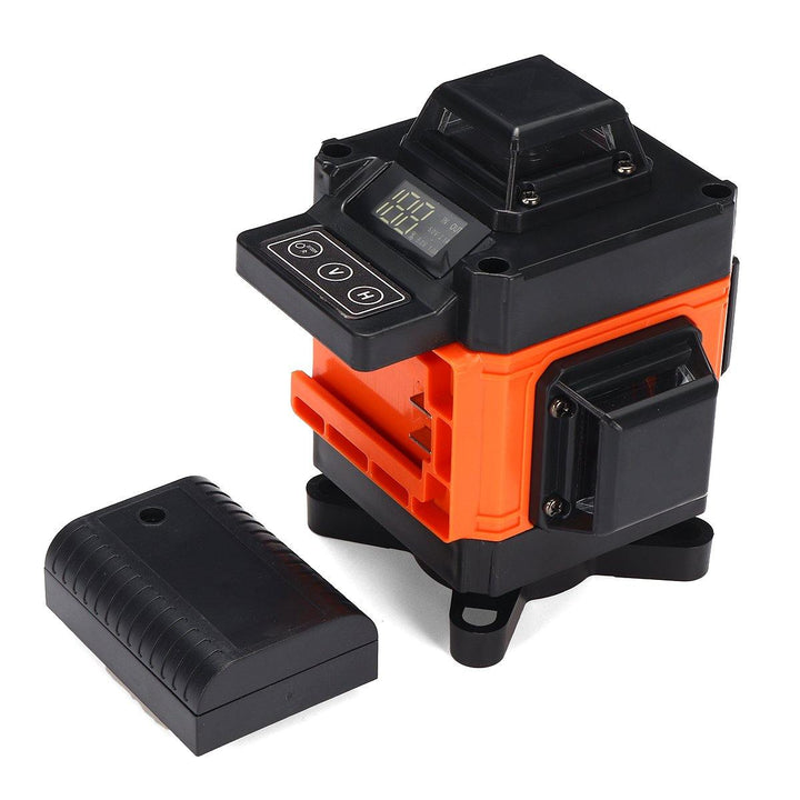 16 Lines 3D 360° Green Laser Level Self-Leveling Cross Line Horizontal LCD Tool - MRSLM