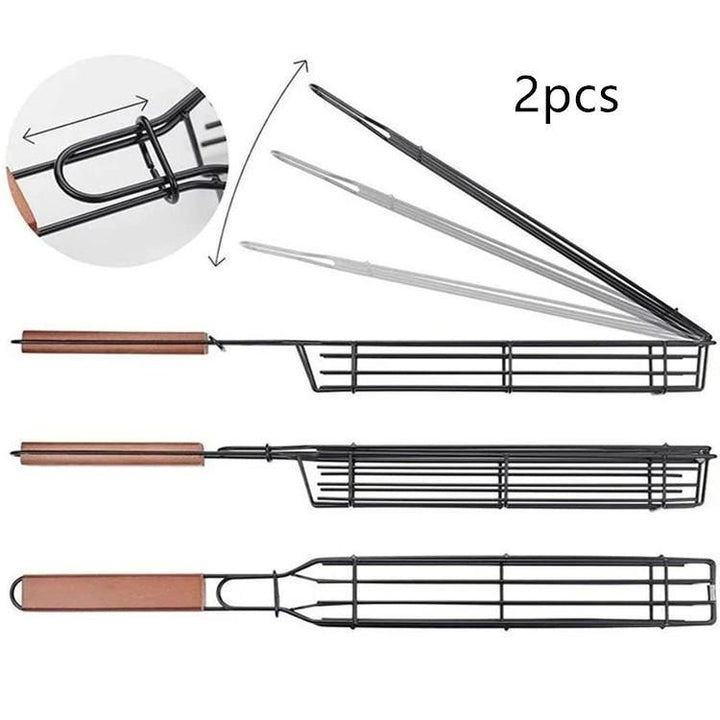 BBQ Grill Mesh Stainless Steel Tools Kitchen Accessories - MRSLM