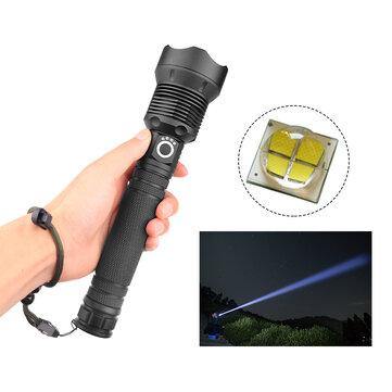 XANES® 1282 XHP70 LED 3 Modes USB Rechargeable Telescopic Zoom LED Flashlight 18650/26650 - MRSLM