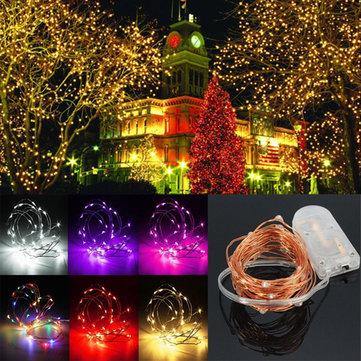 3M Waterproof LED Battery Mini LED Copper Wire Fairy String Light HoliDay Light Party Christmas - MRSLM