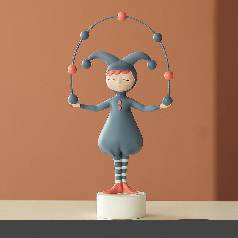 Creative Resin Elf Girl Sculpture Ornaments - MRSLM