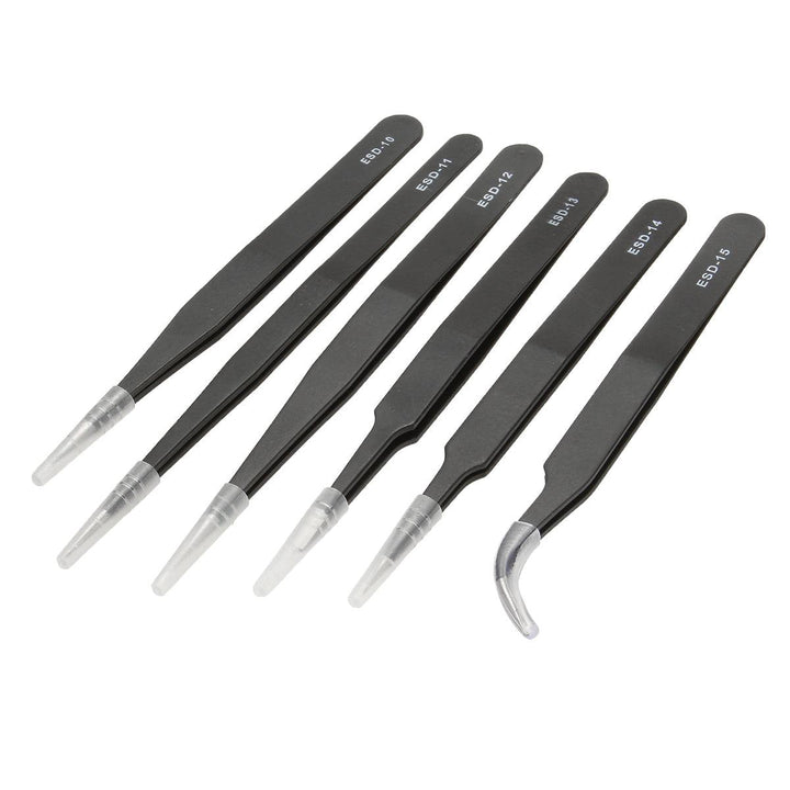 ESD 10-15 Safe Anti-static Tweezer Maintenance Repair Nippers Forceps - MRSLM