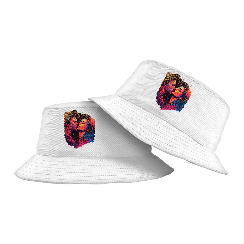 Passion Bucket Hat - Couple Print Hat - Unique Bucket Hat - MRSLM