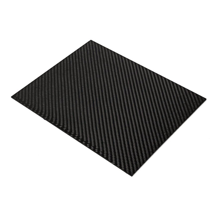 200x300x(0.5-5)mm Black Carbon Fiber Plate Panel Sheet Board Matte Twill Weave - MRSLM