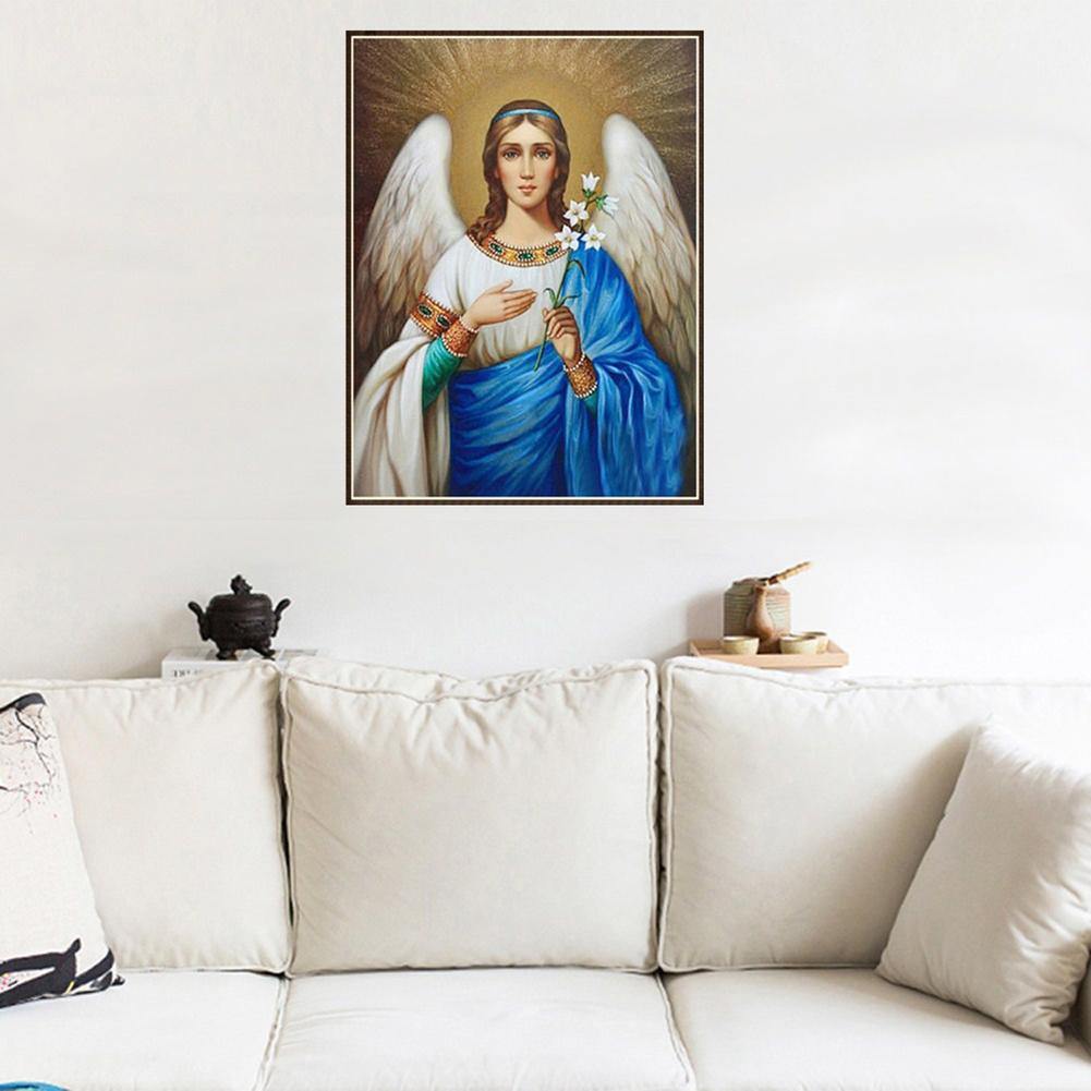 5D Holy Mother Pattern Diamond Painting Frameless Wall Art Hanging Home Decor - MRSLM