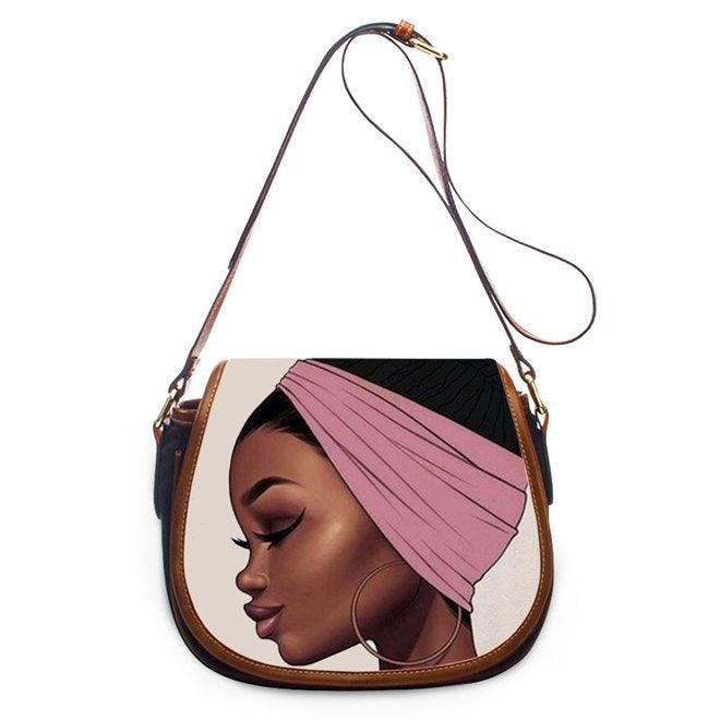 African Pu women's One Shoulder Messenger Bag - MRSLM