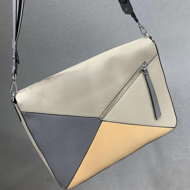 Color matching one-shoulder diagonal bag - MRSLM