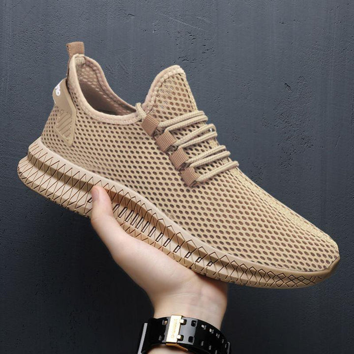 Flying woven casual shoes summer soft sole single shoe mesh - MRSLM