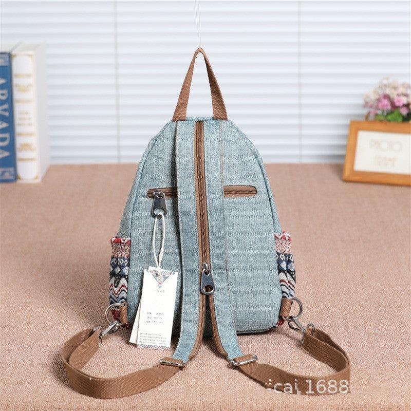 Shoulder canvas tassel hand-woven chest bag - MRSLM