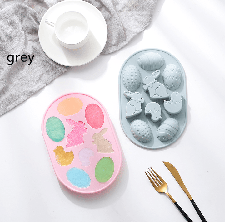 3D Animal Shaped Silicone Mold Multi-holes Pudding Cupcake Art Cake Mould Baking Pastry Mousse Chocolate Mold Cake Tools - MRSLM