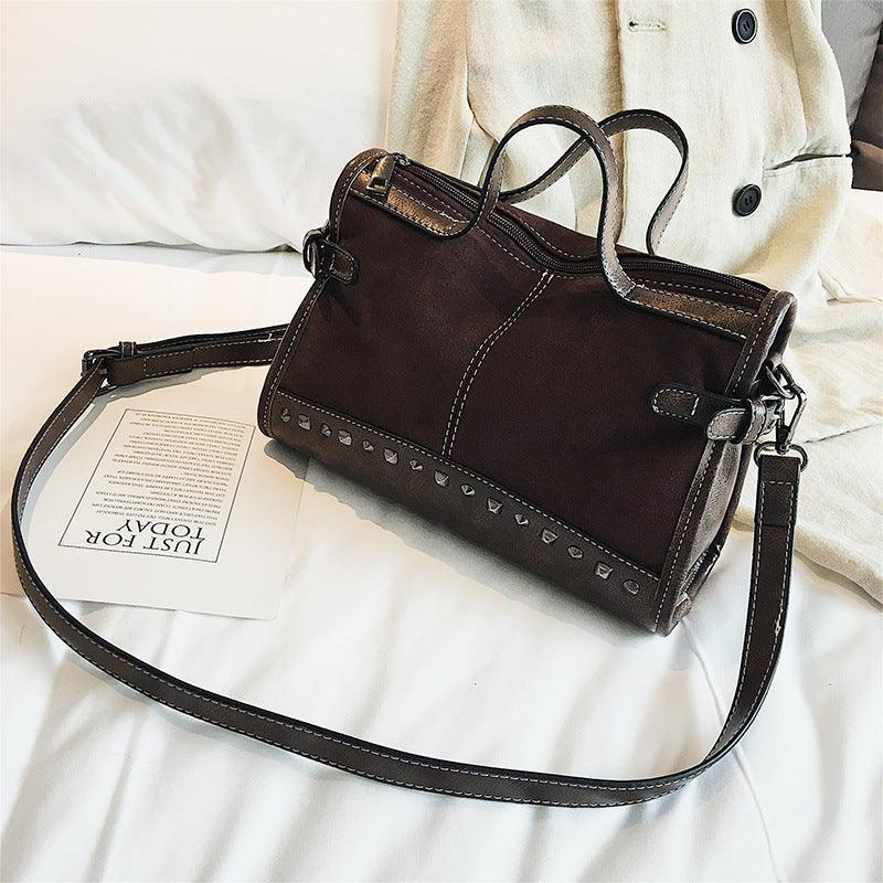 Fashionable Atmosphere All-match Messenger Boston Bag - MRSLM