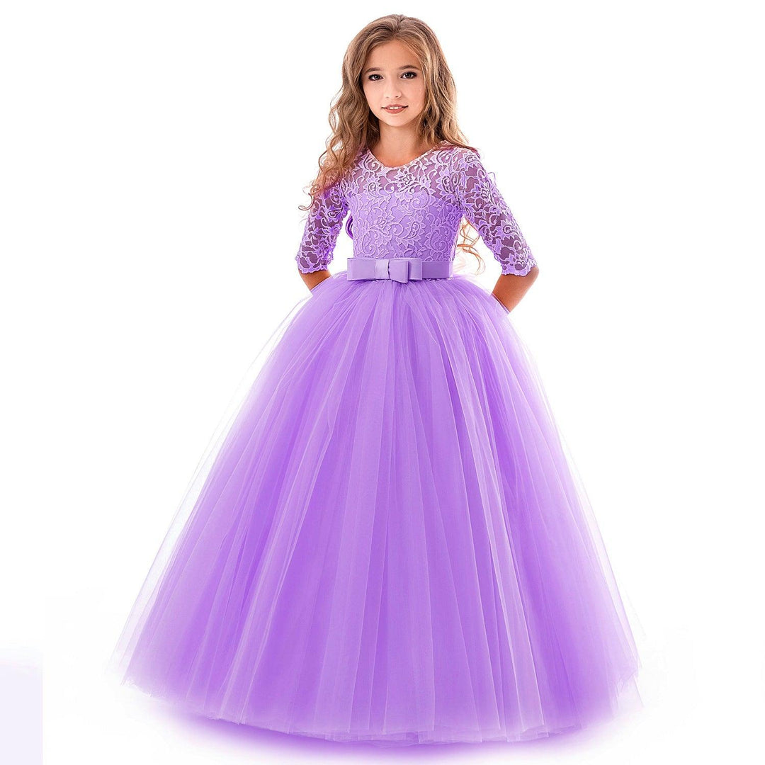 Children's Dress Long-Sleeved Large Children's Tutu Skirt - MRSLM