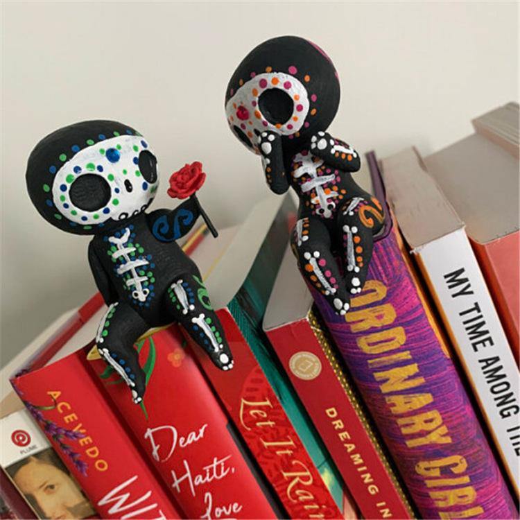 Sugar Skull Couple Figurine Cute Decoration - MRSLM