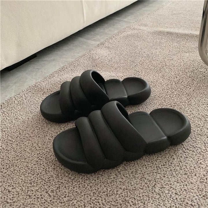 Home Fashion Thick-Sled Non-Slip Slippers - MRSLM