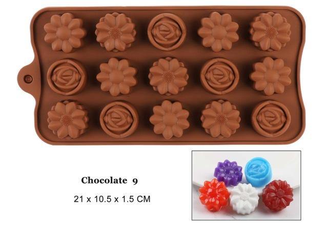 Silicone Chocolate Mold 29 Shapes Chocolate Baking Tools Non-stick Silicone Cake Mold - MRSLM