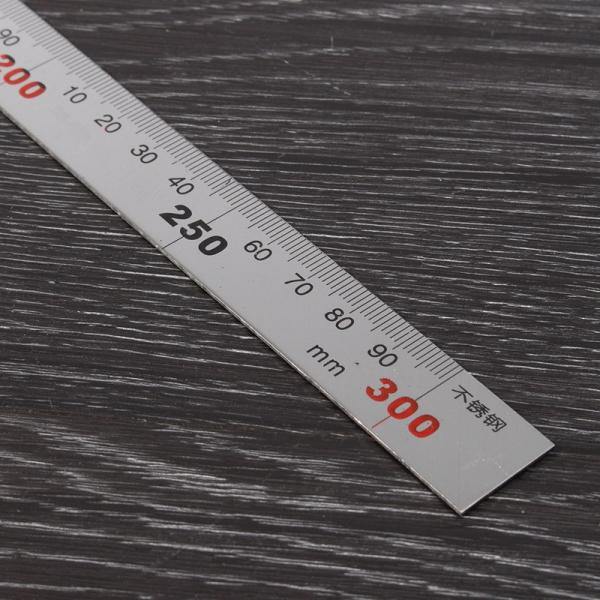 150 x 300mm Metric Square Ruler Stainless Steel 90 Degree Angle Corner Ruler - MRSLM
