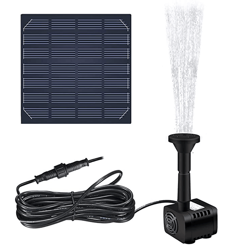 1.2W 180L/H Brushless Solar Panel Fountain Water Pump for Garden Pool Pond Aquarium Fountain - MRSLM