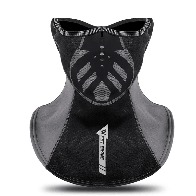 WEST BIKING Winter Sport Cycling Face Mask Reflective Men Women Scarf Balaclava Neck Warmer Ski Bicycle Motocycle Head Cap - MRSLM