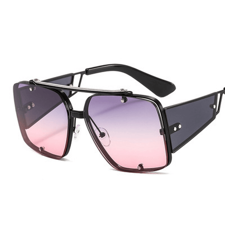 Retro Metal Big Frame Sunglasses Popular in Europe and America - MRSLM