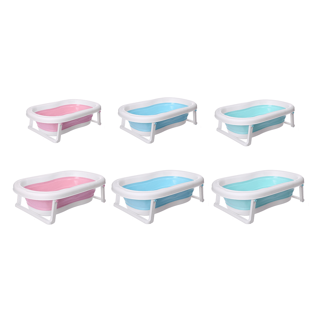 Baby Tub Children Folding Basin Baby Infant Newborn Supplies Portable Bathtub 76/85CM - MRSLM