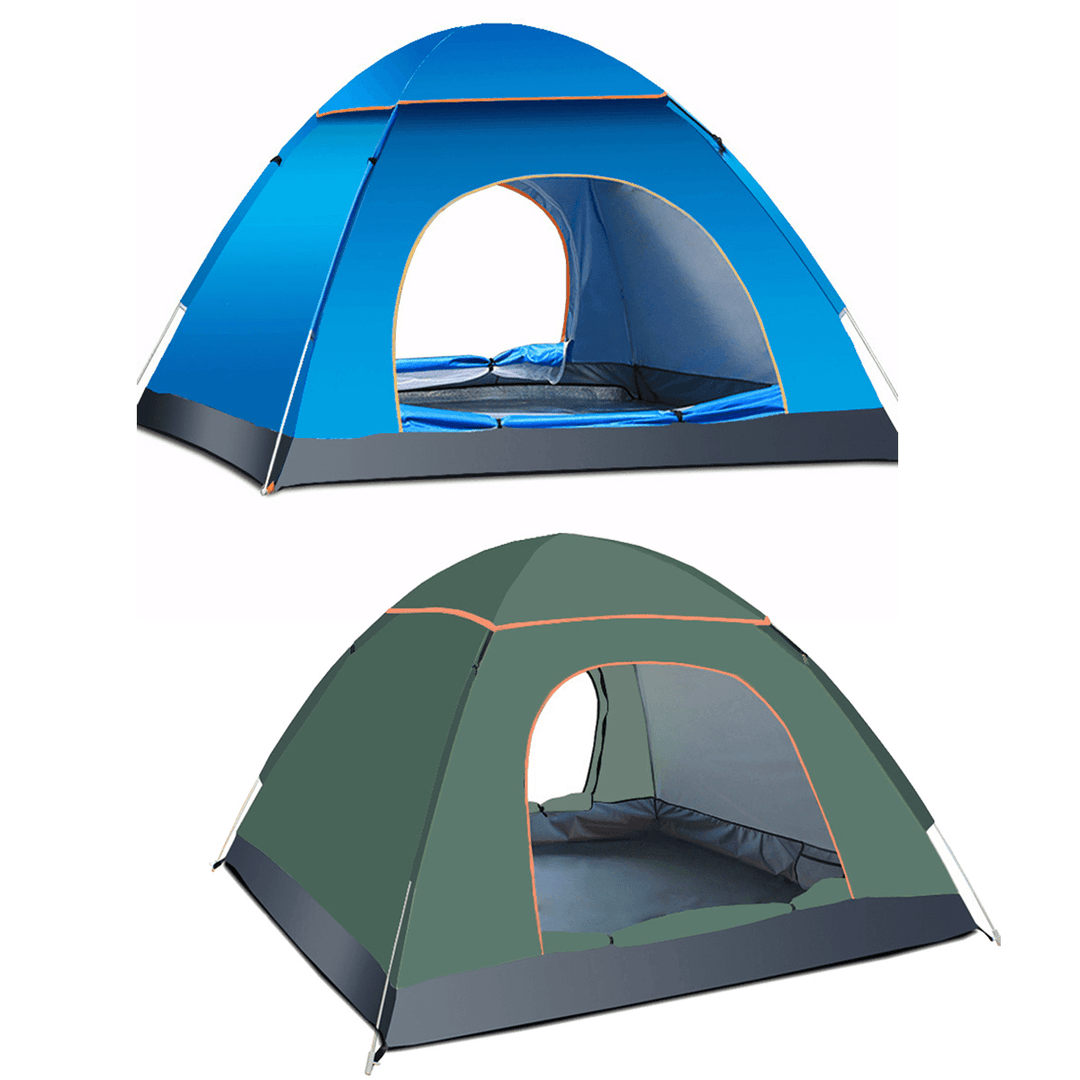 3-4 Person Camping Tent Automatic Waterproof UV Protection Sunshade Canopy Outdoor Travel - MRSLM