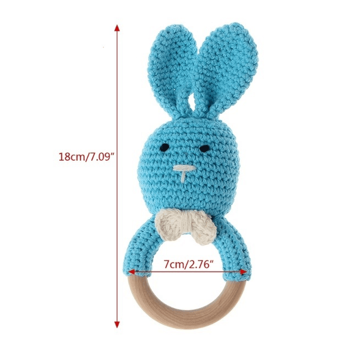 Baby Rattles Crochet Diy Material Package Hand-Knitted Doll Creative Gift - MRSLM