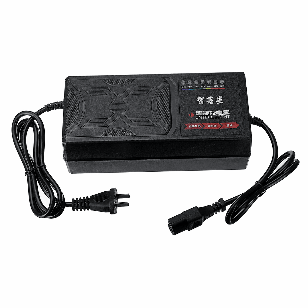 48V 40AH/60V 40AH/72V 40AH 7-Light Electric Vehicle Battery Charger Adapter - MRSLM