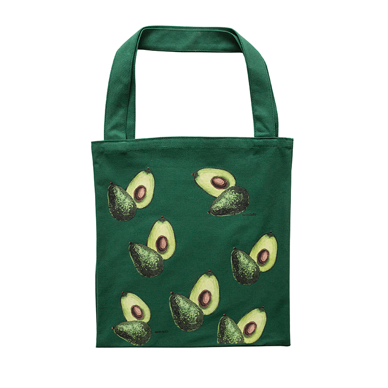 Women Cute Lovely Avocado Printed Handbag Shoulder Bag - MRSLM