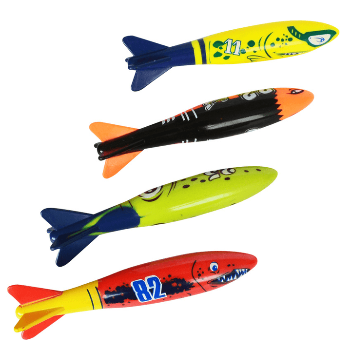 Children'S Sports Diving Throw Torpedo Plastic Toys - MRSLM