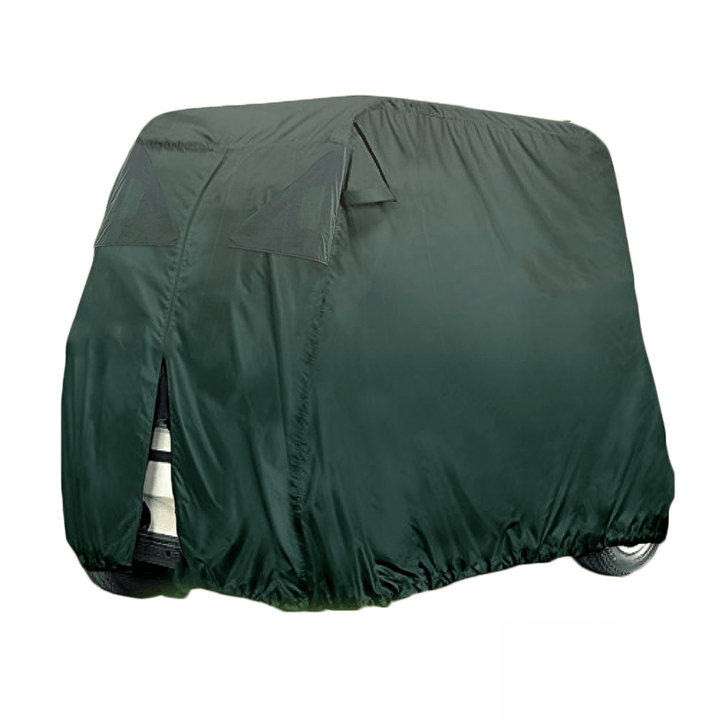 210D Oxford Cloth Golf Cart Cover Rain 2 Passenger Waterproof Outdoor Dustproof Golf Cart Protector for Club Car Accessories - MRSLM