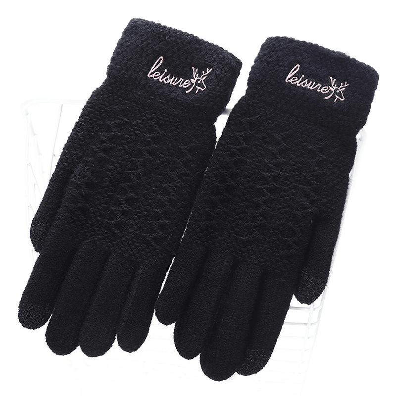 Knit Christmas Gloves Touch Screen Outdoor Glove - MRSLM