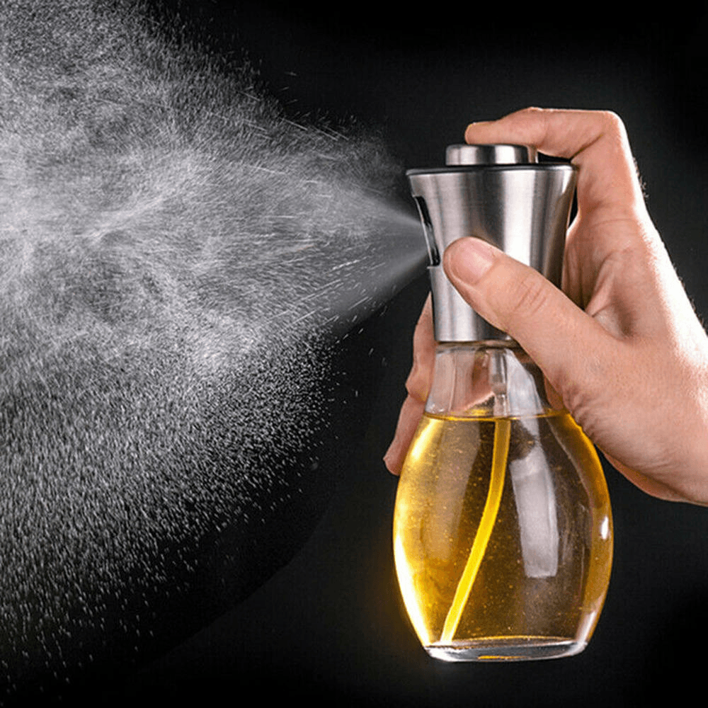 Olive Oil Sprayer Leak-Proof Oil Sprayer Vinegar Cooking Glass Bottles Dispenser Kitchen Cooking Baking BBQ Tool - MRSLM