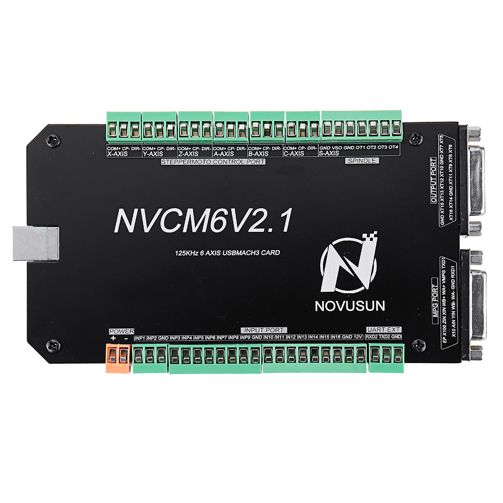 Machifit NVCM 3/4/5/6 Axis CNC Controller MACH3 USB Interface Board Card for Stepper Motor CNC Engraving - MRSLM