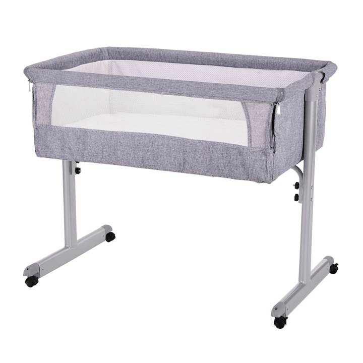 Multifunction Baby Bedside Crib Portable Folding Travel Cot Bed Mattress Mosquitonet Set - MRSLM