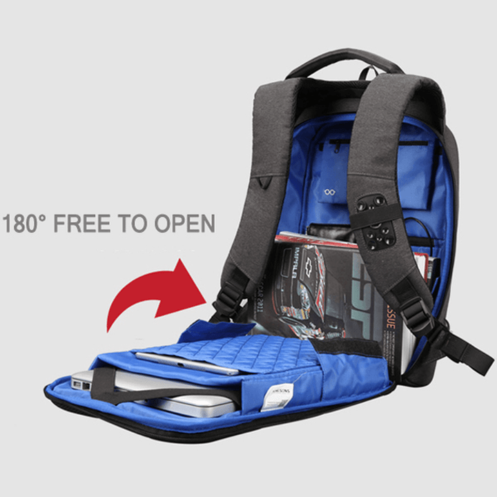 13/15 Inch Laptop Backpack Waterproof anti Theft Backpack with External USB Port - MRSLM