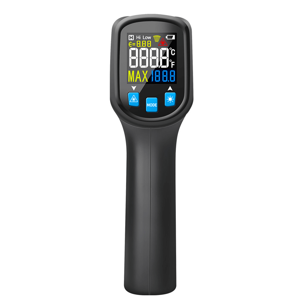 ANENG TH01A -50 ~ 400 ℃ Digital Infrared Thermometer Meter Non Contact IR Thermometer Pyrometer Hygrometer Color LCD Screen - MRSLM