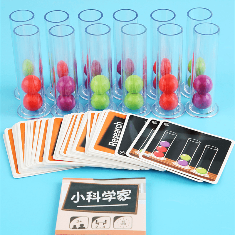 Children'S Test Tube Clip Beads Baby Early Education Puzzle Game - MRSLM