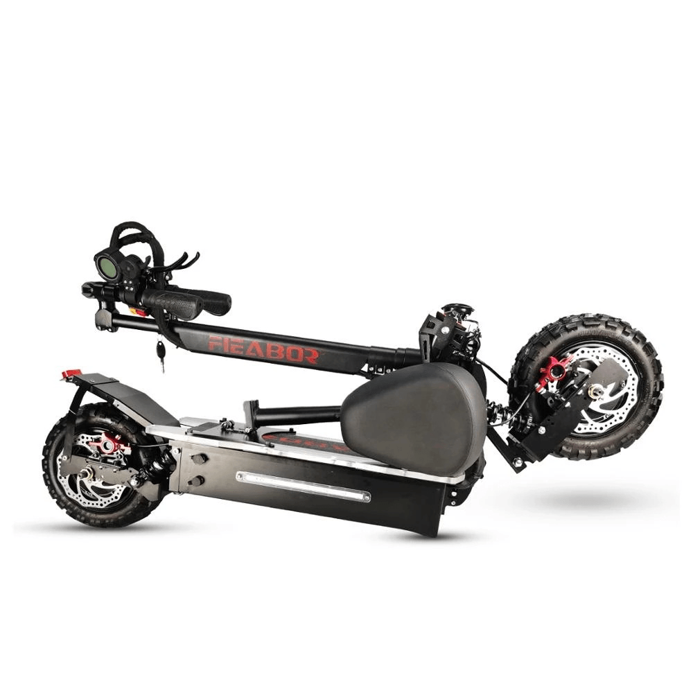 [US DIRECT] FIEABOR Q06P Oil Brake 5600W 60V 27Ah Dual Motor 11 Inch Electric Scooter 200Kg Max Load 80Km/H Max Speed 60-80Km Range - MRSLM