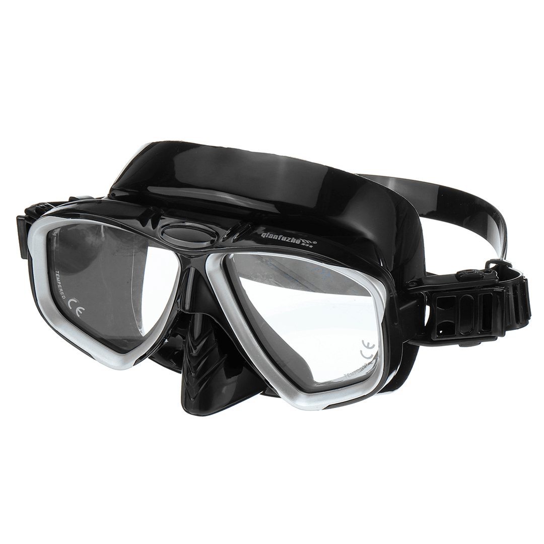 Men Women Diving Mask Anti-Fog Mask Underwater Swimming Breath Snorkeling Glasses - MRSLM