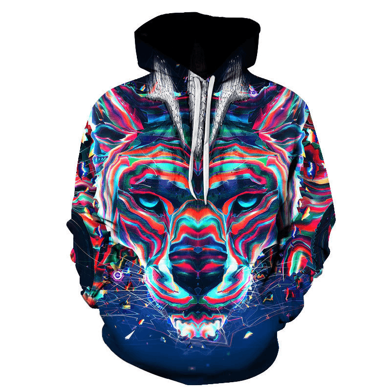 Digital Printed Sweatshirt Hoodie Men'S and Women'S Jacket - MRSLM