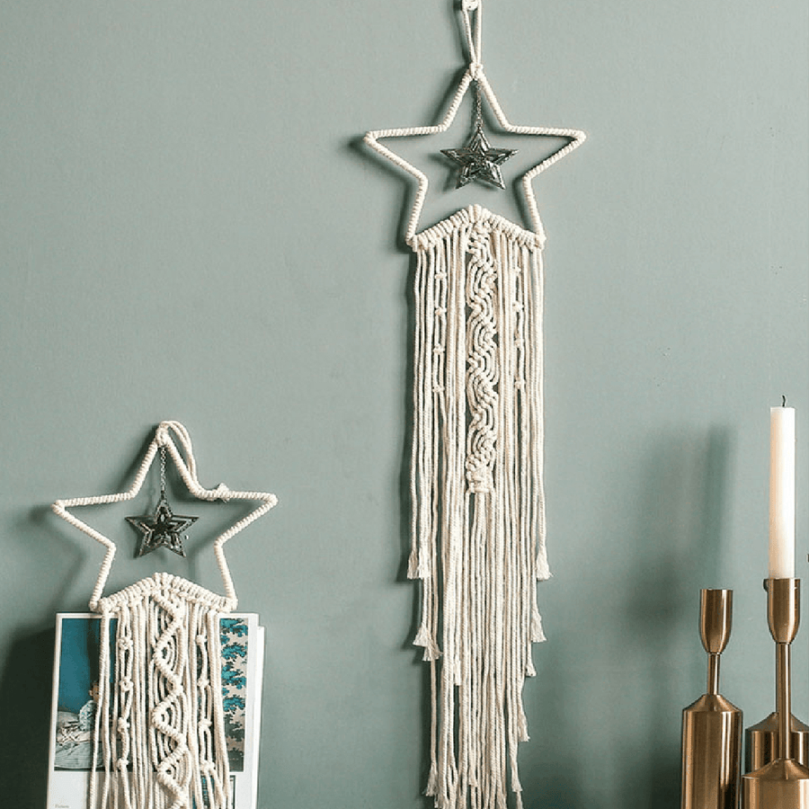 Hand-Woven Tassel Pendant Girl Baby Room Wall Hanging Decoration Bohemia Style for Home Decor Accessories - MRSLM