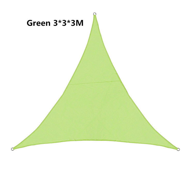 Triangle Outdoor Shade Sail Patio Suncreen Awning Garden Sun Canopy 98% UV Block - MRSLM