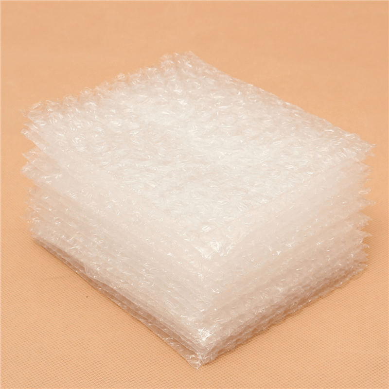 20Pcs Clear Shakeproof Recyclable Small Packing Pouches Poly Bubble Wrap Bags - MRSLM