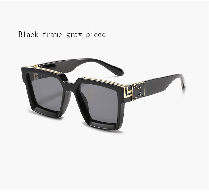 Fashion Simple Big Frame Sun Sunglasses - MRSLM